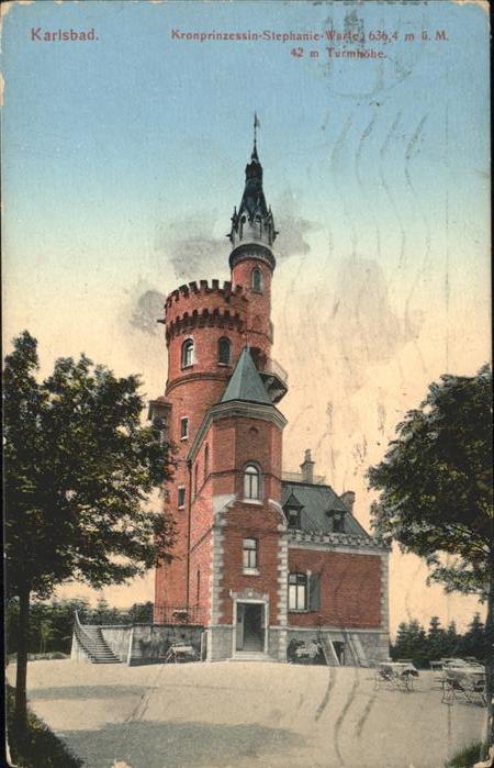 Karlsbad Eger Kronprinzessin Stephanie Warte