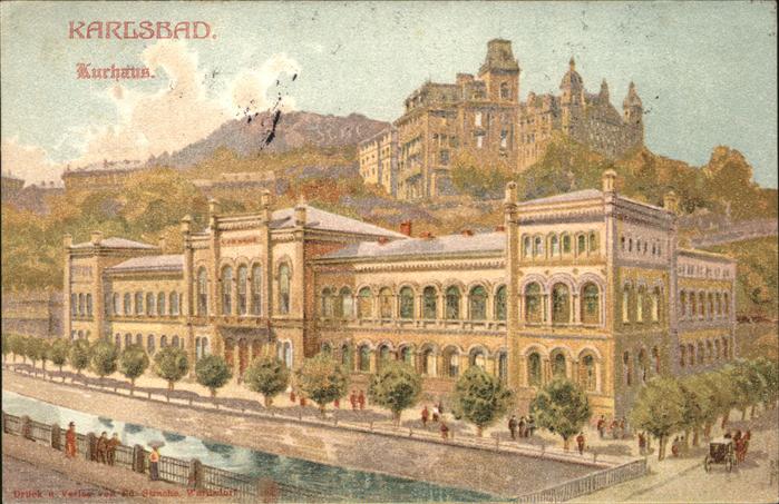 Karlsbad Eger Kurhaus Villa