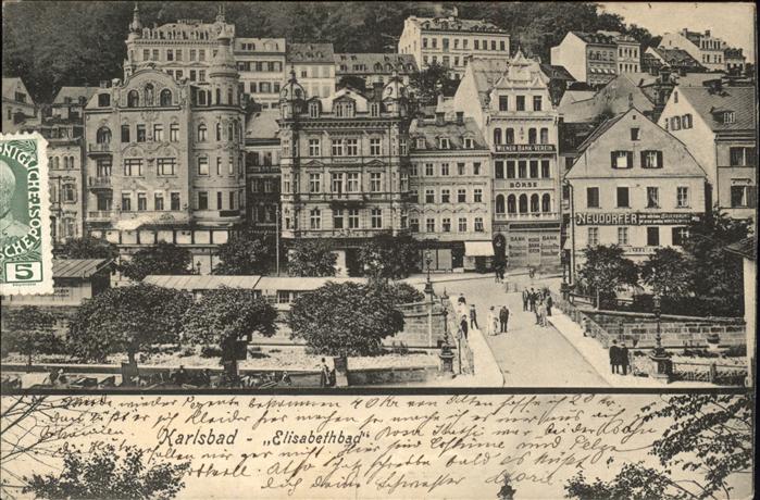 Karlsbad Eger Elisabethbad
