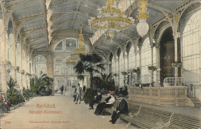 Karlsbad Eger Sprudelkolonnade