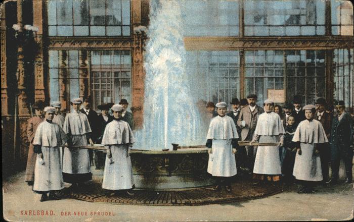 Karlsbad Eger Der neue Sprudel