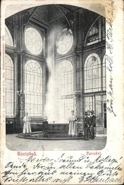 Karlsbad Eger Sprudelspringer