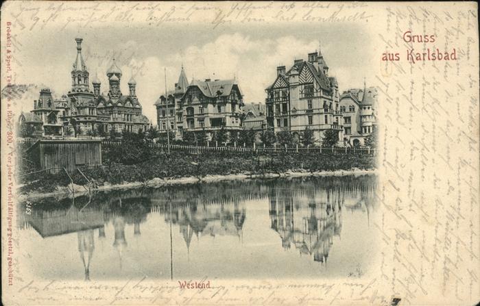 Karlsbad Eger Westend Villenkolonie