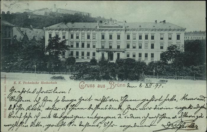 Bruenn Brno Technische Hochschule