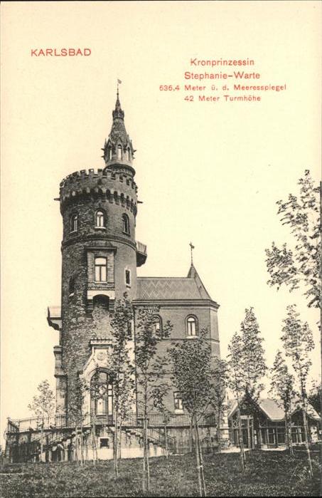 Karlsbad Eger Kronprinzessin Stephanie Warte