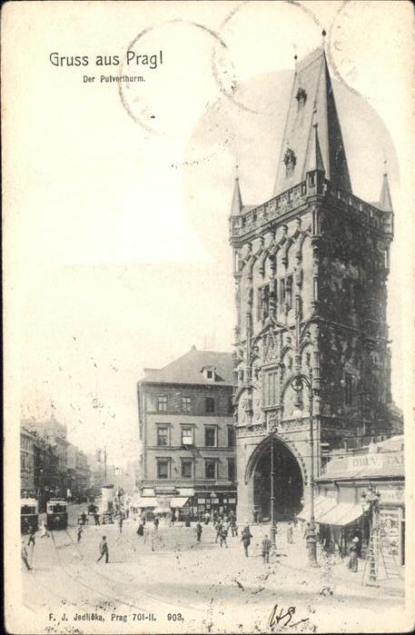 Prag Prahy Prague Prasna brana Pulverturm