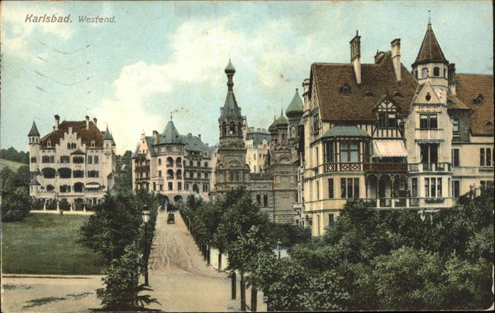 Karlsbad Eger Westend Villenkolonie