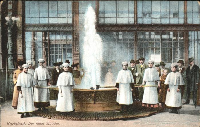 Karlsbad Eger Der neue Sprudel