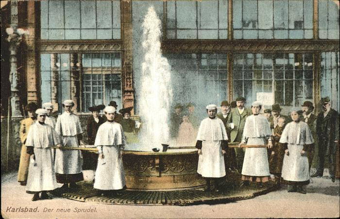 Karlsbad Eger Der neue Sprudel