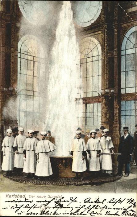 Karlsbad Eger Der neue Sprudel