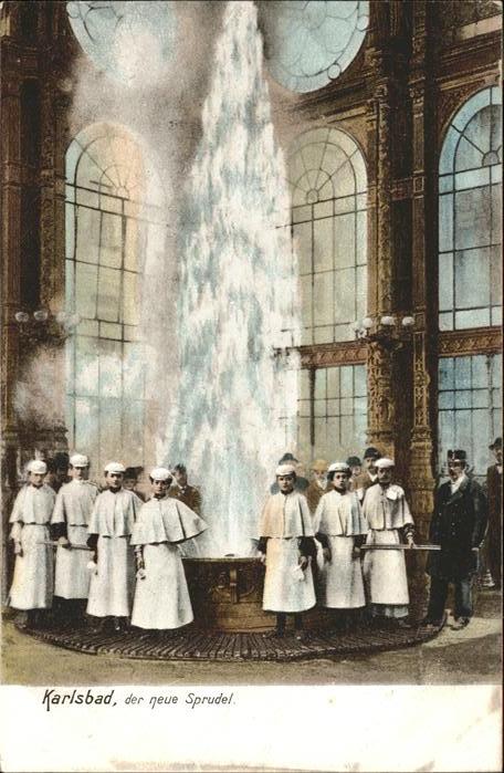 Karlsbad Eger Der neue Sprudel