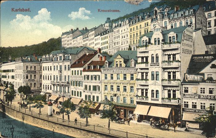 Karlsbad Eger Kreuzstrasse