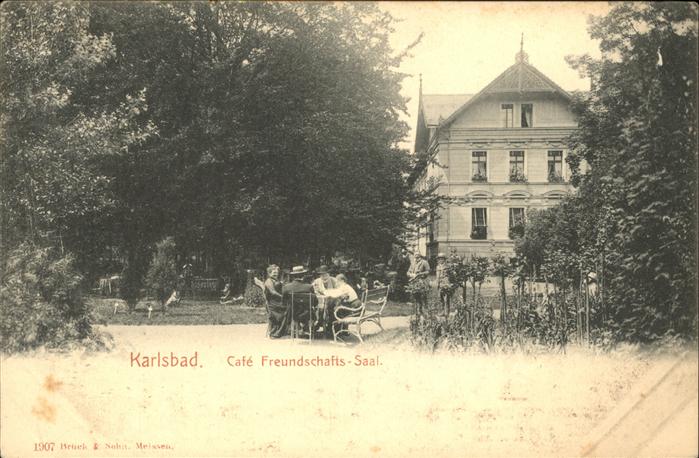 Karlsbad Eger Cafe Freundschaftssaal
