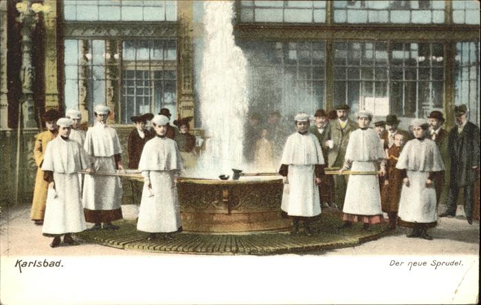 Karlsbad Eger Der neue Sprudel