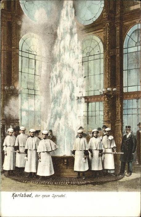 Karlsbad Eger Der neue Sprudel