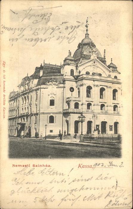 Kassa Kosice Kaschau Slovakia Staatstheater