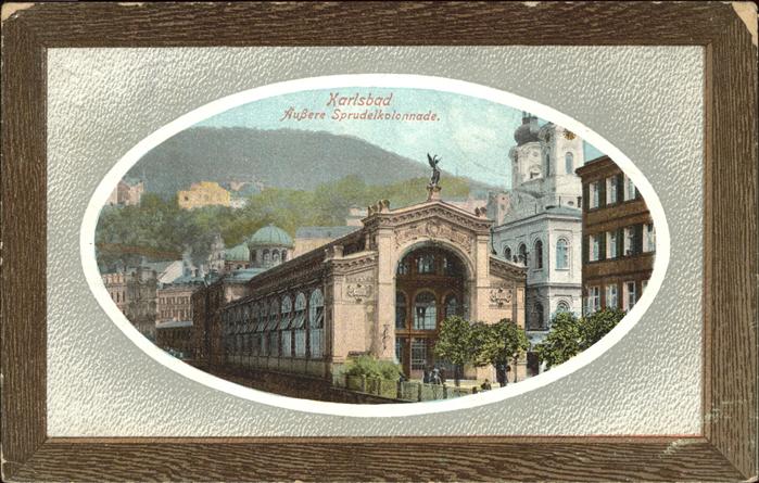 Karlsbad Eger Äussere Sprudelkolonnade