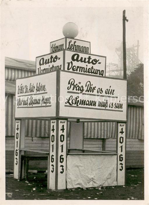 DORTMUND  CITY Werbung Taxi Lehmann