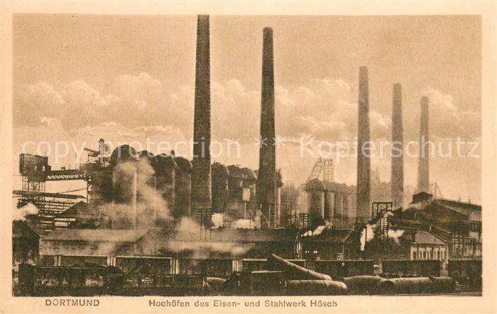 Hoerde Hochoefen d. Eisen- u. Stahlwerk Hoesch