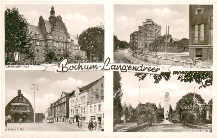 Langendreer Mueser-Brauerei - Bahnhof - Amtsgericht