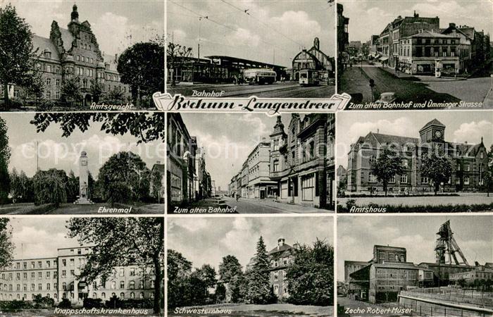 Langendreer Bahnhof m. Strassenbahn - Zeche Robert-Mueser