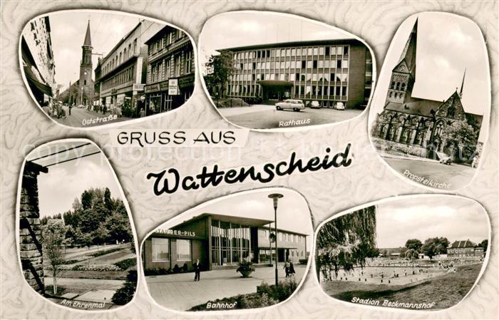 Wattenscheid Rathaus Ehrenmal Bahnhof