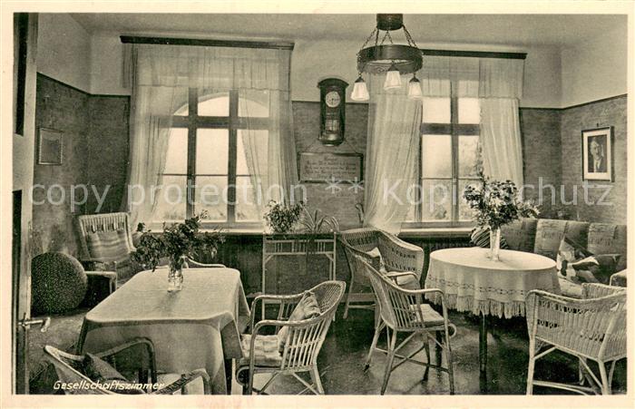 Bad Salzuflen Erholungsheim Bergfrieden Gesellschaftszimmer