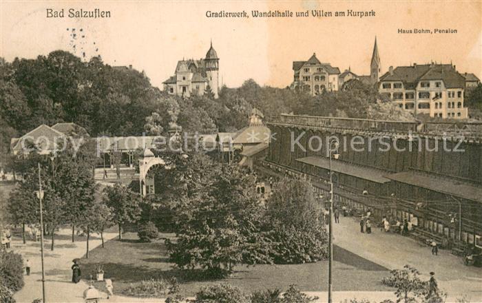 Bad Salzuflen Gradierwerk Wandelhalle Villen am Kurpark