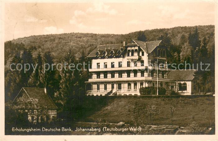 Johannaberg Teutoburger Wald Erholungsheim Deutsche Bank Aussenansicht