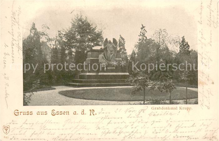 Essen  Ruhr Grabdenkmal Krupp