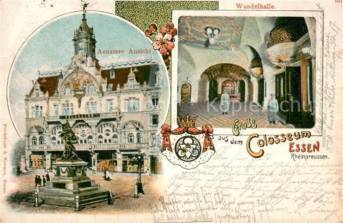 Essen  Ruhr Colosseum Wandelhalle aeussere-Ansicht