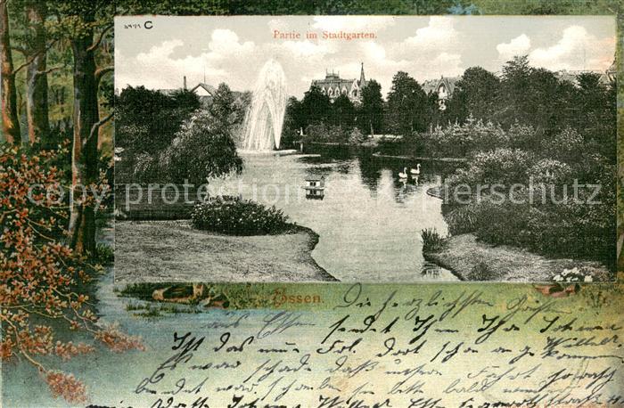 Essen  Ruhr Partie im Stadtgarten