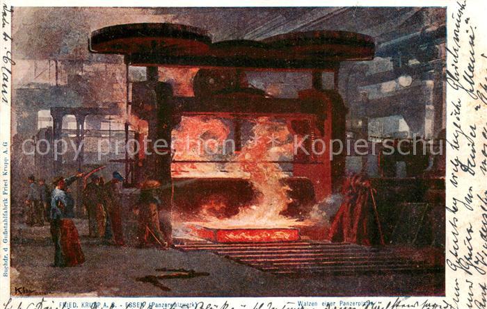 Essen  Ruhr Panzerwalzwerk Krupp