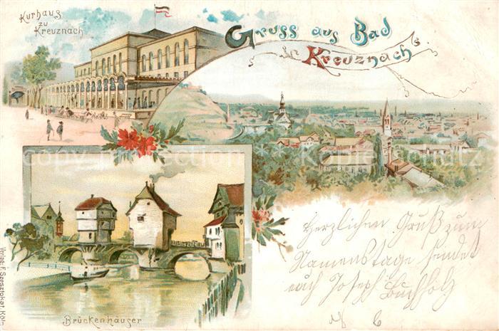 Kreuznach Bad Kurhaus Brueckenhaeuser