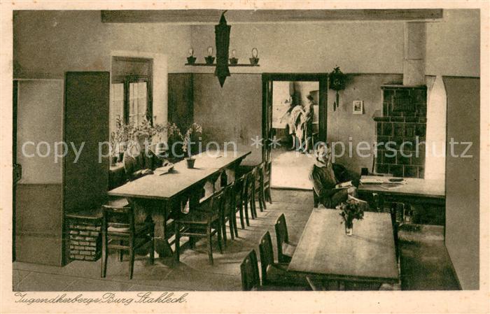 Bacharach Rhein Jugendherberge Burg Stahleck Innenansicht