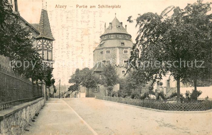 Alzey Partie am Schillerplatz