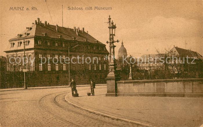 Mainz  Rhein Schloss m. Museum