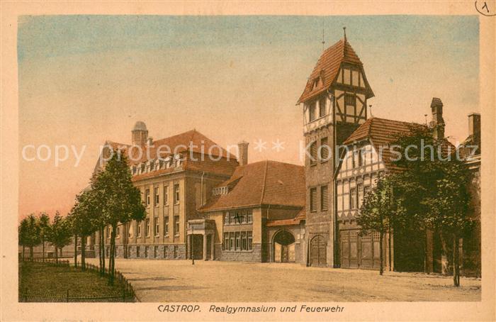 Castrop-Rauxel Realgymnasium u. Feuerwehr