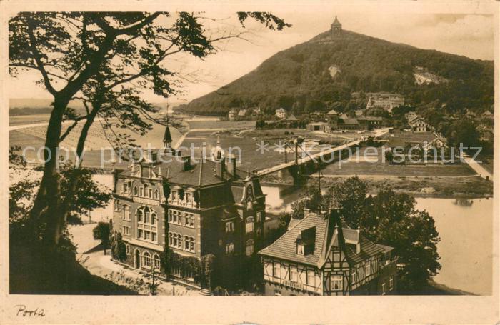 Porta Westfalica Teilansicht Hotel Postamt