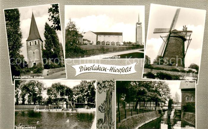 Hiesfeld Windmuehle Ev. Kirche Schwimmbad Wesermuehle