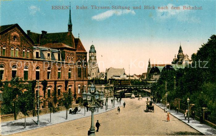 Essen  Ruhr Thyssen-Stiftung u. Bahnhof Kutsche