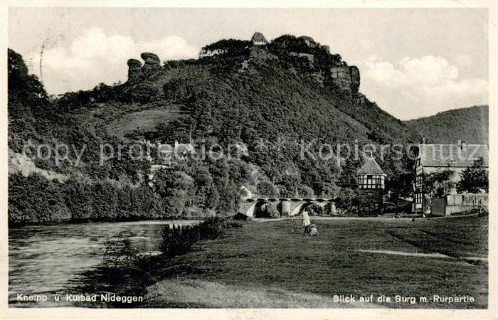 Nideggen Eifel Burg u. Ruhrpartie