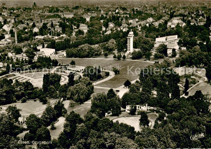 Essen  Ruhr Fliegeraufnahme Grugapark