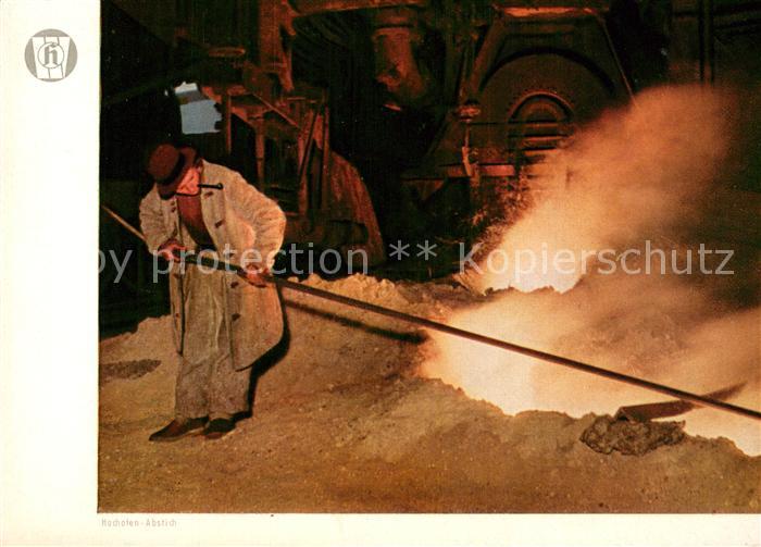 DORTMUND  CITY Westfalenhuette AG Hochofen-Abstich