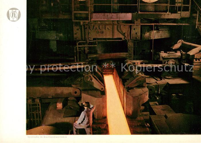 DORTMUND  CITY Westfalenhuette AG. Vorstrasse im Breitbandwalzwerk