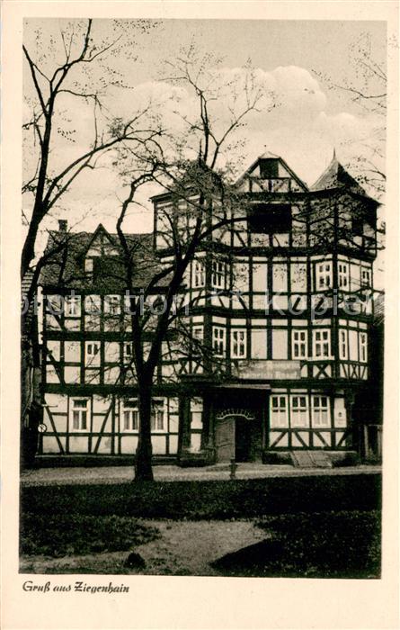 Ziegenhain Hessen Gasthaus Zum Rosengarten Fachwerkhaus