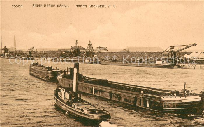 Dellwig Essen Rhein-Herne-Kanal Hafen Arenberg A.G.