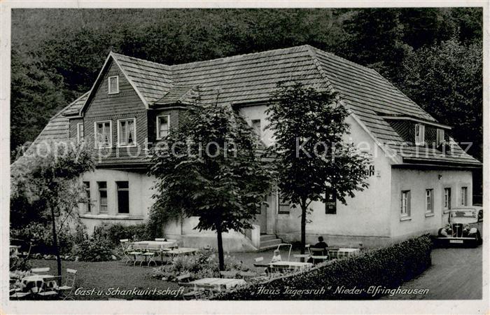 Langenberg Ems Gast- und Schankwirtschaft Haus Jaegersruh Nieder-Elfringshausen