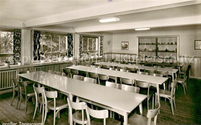 Welper Jugendherberge Naturfreundehaus Grosser Tagesraum Innen