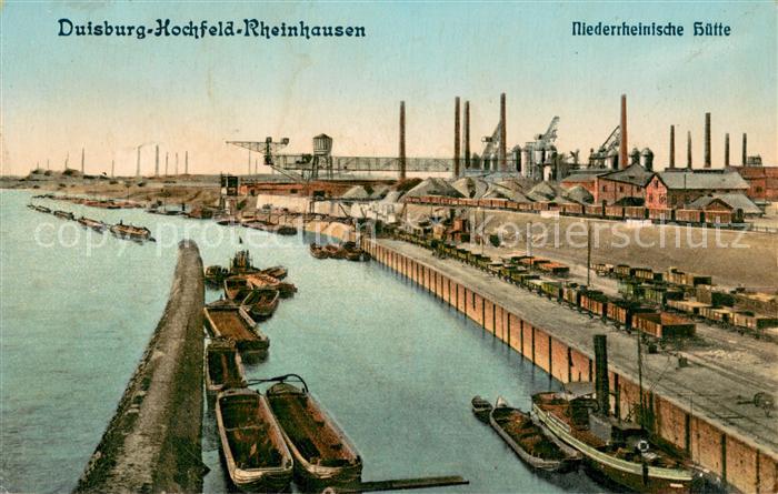 Hochfeld Duisburg Niederrheinische Huette Anlegestelle